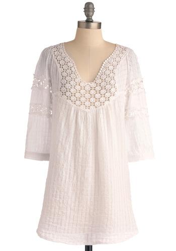 Modcloth Houseboat Tunic In White