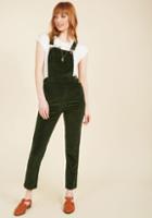 Modcloth Fall Potluck Overalls In Forest