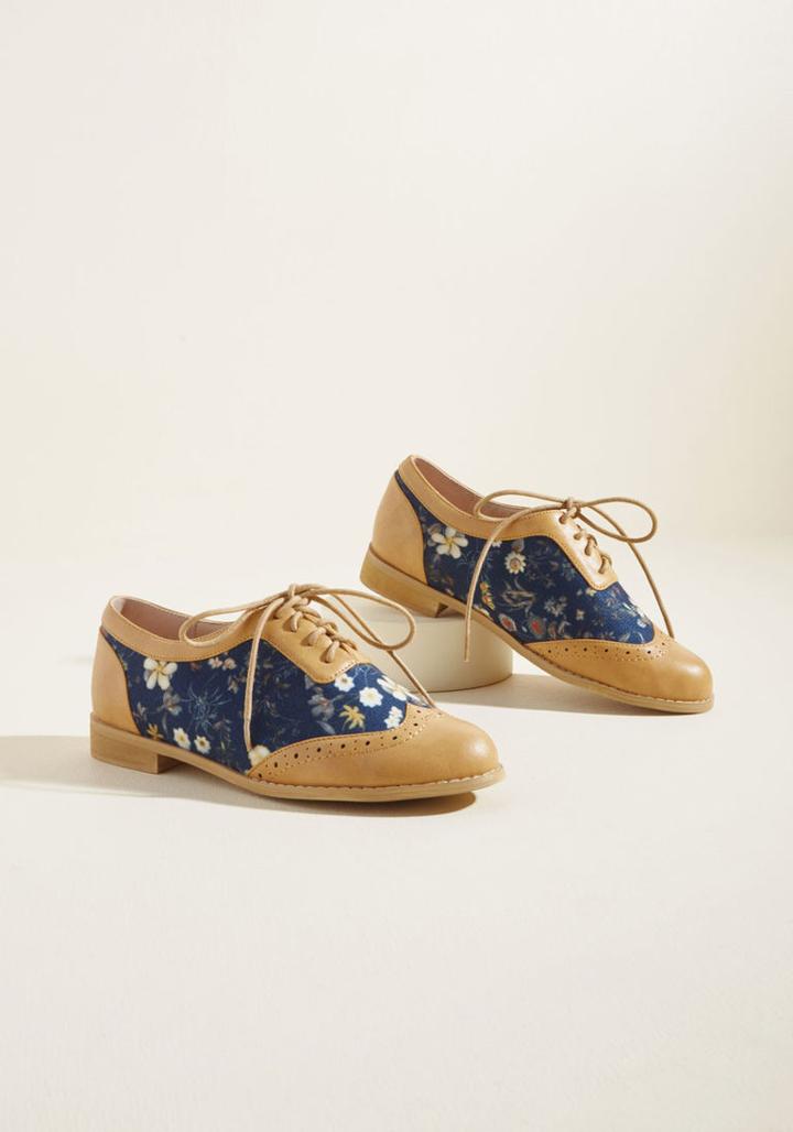 Modcloth My, How Time Wise Flat In 39