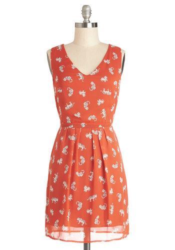 Peppermint Claws And Effect Dress From Modcloth
