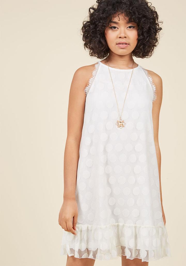 Modcloth Poetic Persuasion Shift Dress In M