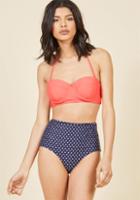  Mix And Match Moxie Reversible Swimsuit Bottom In Dots In L
