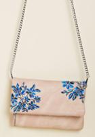 Modcloth Captured Charm Embroidered Clutch