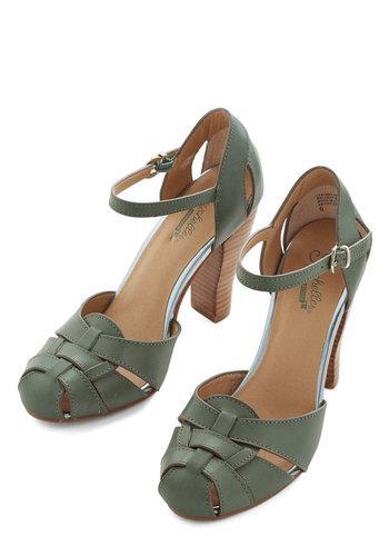 Seychelles Get Loud Heel In Sage From Modcloth