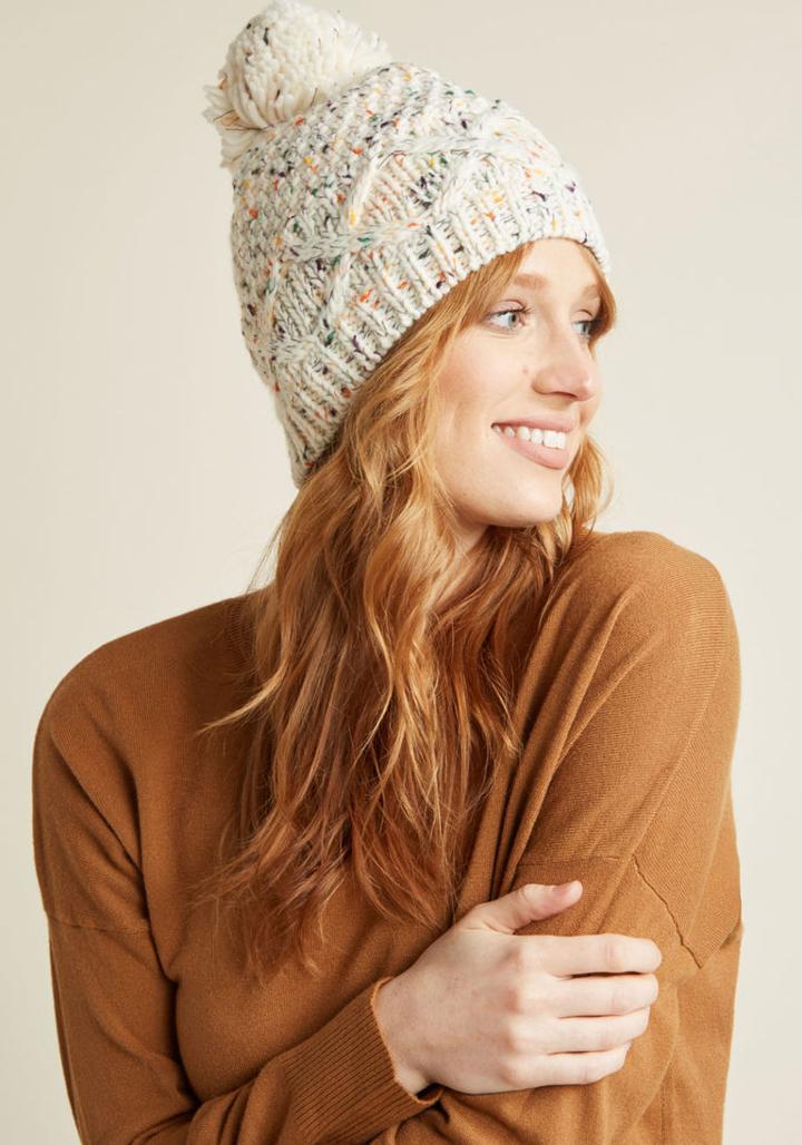 Modcloth Comfy In Confetti Hat