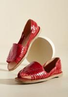 Modcloth No Truer Words Have Been Woven Flat