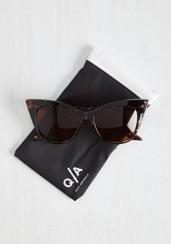 Quayeyewear Modern Love Sunglasses In Tortoiseshell