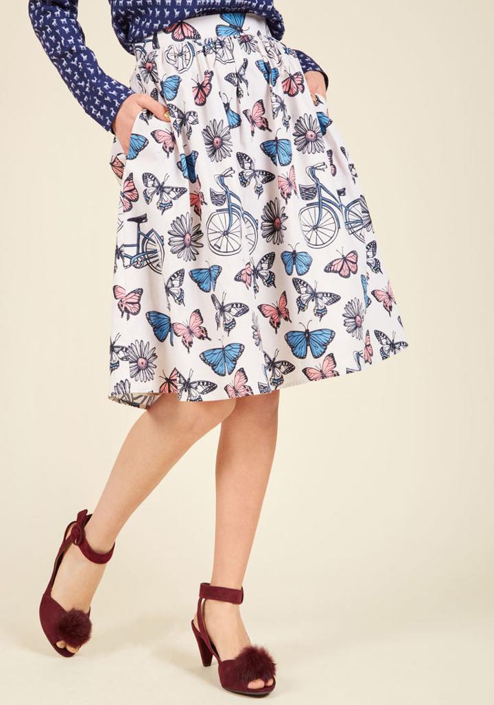 Modcloth Flit And Flirt A-line Skirt