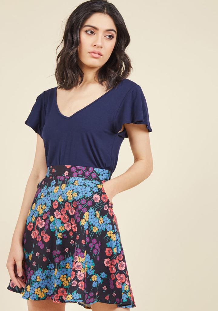 Modcloth Elegant Edit Knit Top In S
