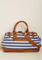Modcloth Revivals And Departures Weekend Bag In Stripes