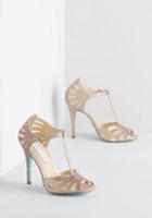 Betseyjohnson Go-glitter Attitude Heel In Champagne In 10