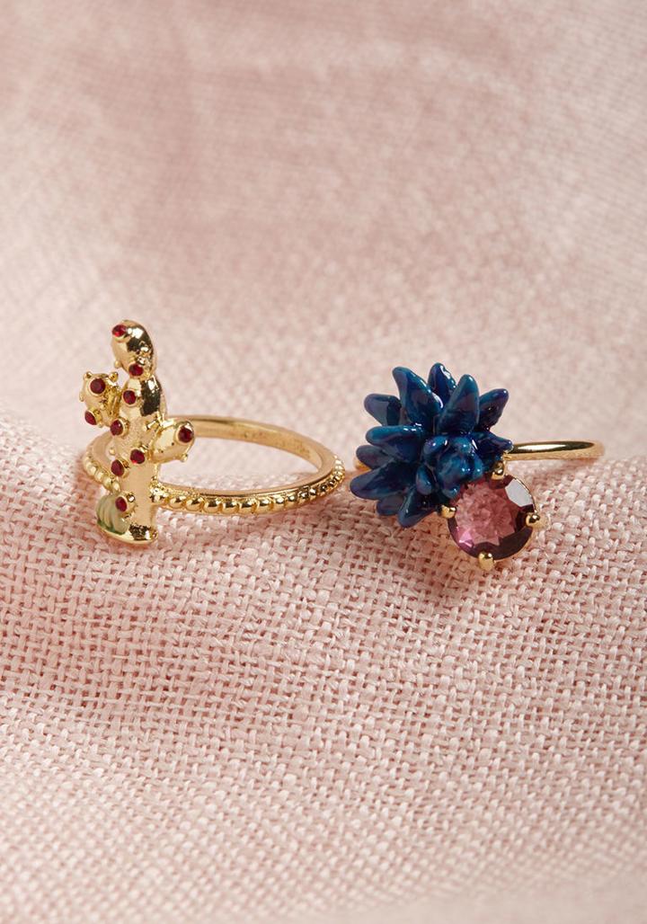 Lesnereides Les Nereides Whimsical West Ring Set In 7