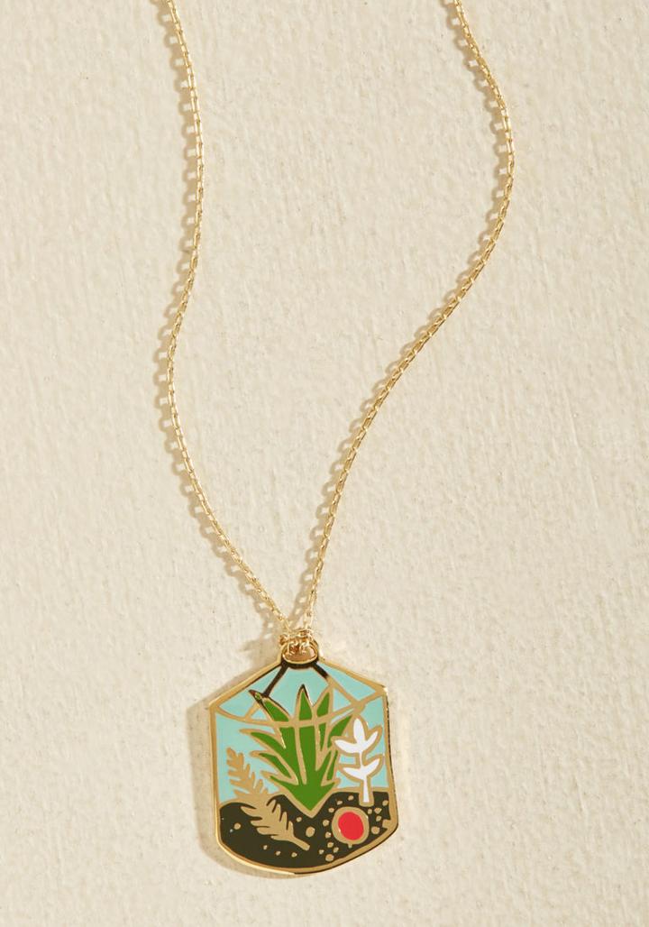 Modcloth Plant Accordingly Necklace
