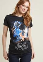 Modcloth I Feel The Purrs T-shirt In S