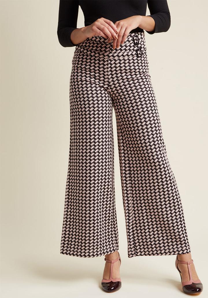 Effiesheart Effie's Heart Chic Friday Wide-leg Knit Pants In Xl