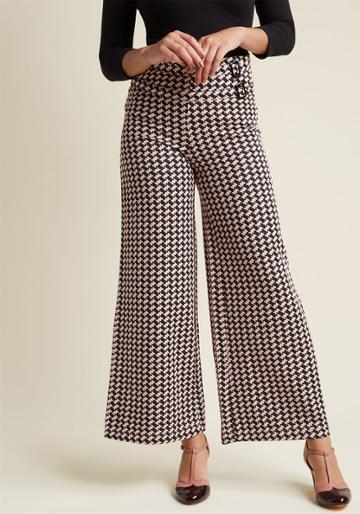 Effiesheart Effie's Heart Chic Friday Wide-leg Knit Pants In Xl