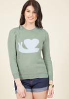  Whimsical Knit Sweater In Snail In Xs