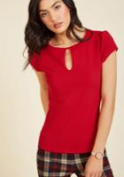  All That Audacity Top In Cherry In 3x