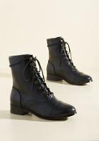 Modcloth Flaunt Your Footwork Boot In Black