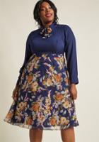 Modcloth Twofer Midi Long Sleeve Dress In Xxs