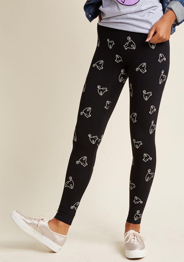 Banned Banned Good Light And Good Luck Glow-in-the-dark Leggings