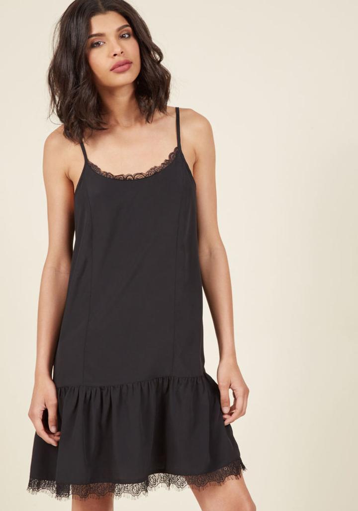 Modcloth Looks In Layers Shift Dress In Xl