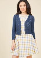 Modcloth Adored Addition Cardigan In Midnight Blue