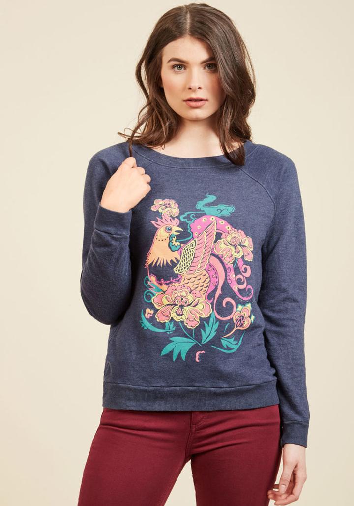 Modcloth Your Year Sweatshirt In M
