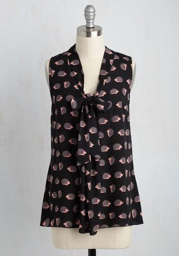  Miami Moments Sleeveless Top In Hedgehogs In 4x