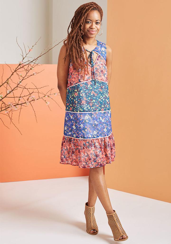 Modcloth Vim Is In Shift Dress