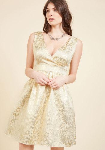  Display Of Luxe A-line Dress In M