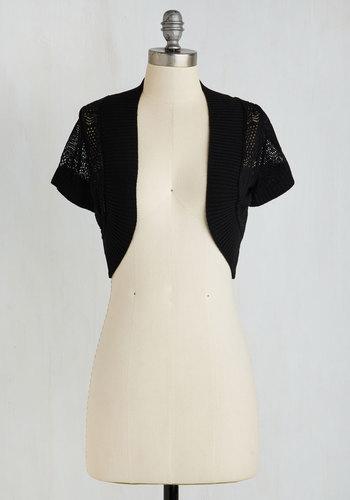 Dreamersbydebut Delight In Deco Cardigan In Ebony