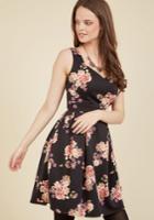  Sassed As You Can Floral Dress In Antique Blooms In S
