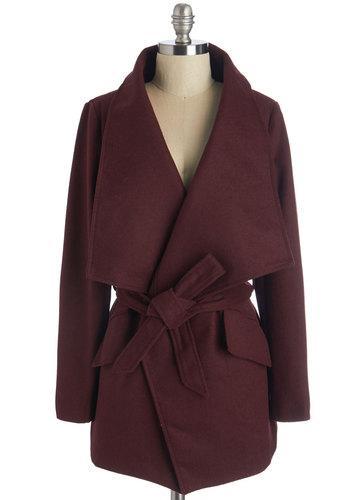 Yayalosangeles Preferred Pairing Coat In Merlot