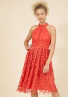  Defining Divine Midi Dress In Poppy In 4x