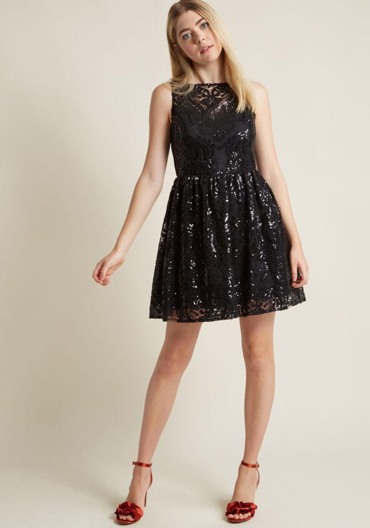 Bbdakota Living Glitzy Mini Dress In 10
