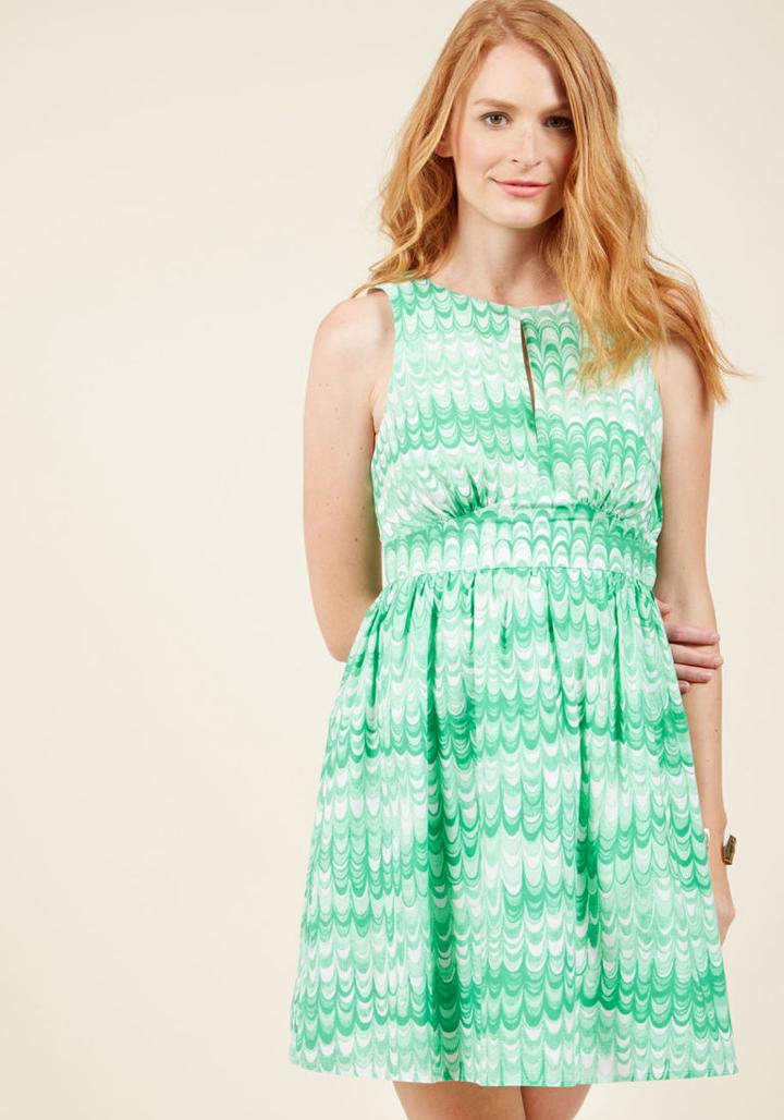 Modcloth Renewed Radiance A-line Dress In M