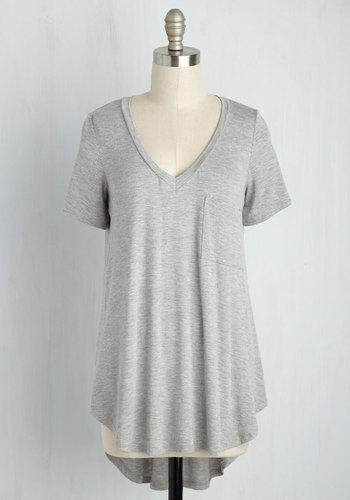  Yours Chill The End Top In Grey In Xl