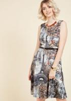  Throw A French In Things A-line Dress In Xs