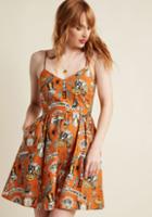 Retrolicious What The Heart Flaunts Mini A-line Dress In Macabre In 2x