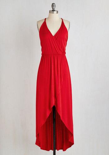 Gilliinc Midnight Tide Dress In Red