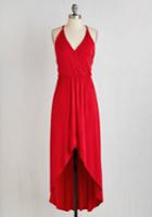 Gilliinc Midnight Tide Dress In Red