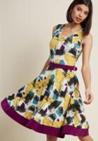 Effiesheart Effie's Heart Mid-century Commuter A-line Dress In 1x