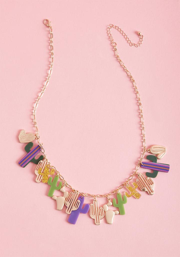 Modcloth Eclectic Desert Statement Necklace