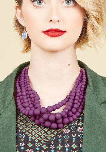 Burst Your Bauble Necklace In Grape