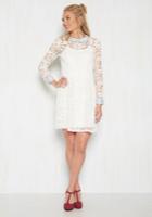  Collar Id Lace Dress In Ivory In M