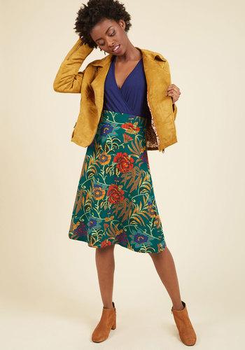  I Am What I Museum Midi Skirt In S