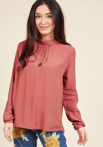  Exemplary Ensemble Long Sleeve Top In M