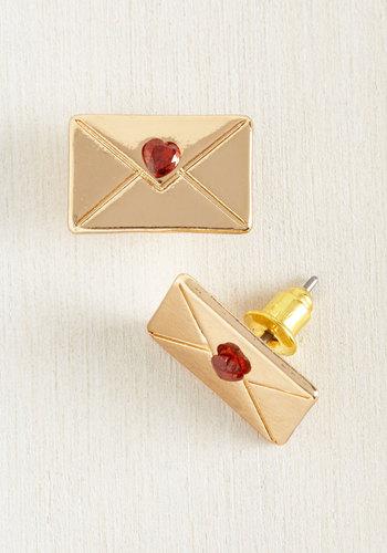 Muchtoomuch Push The Env-elope Earrings
