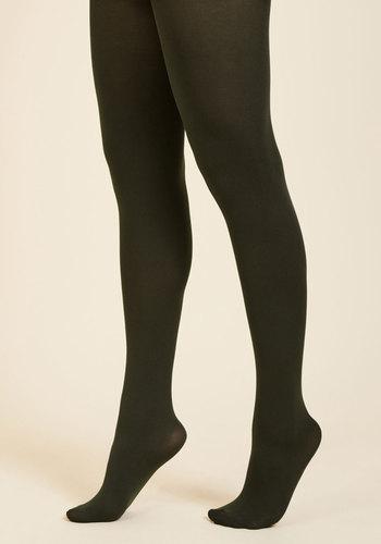  Accent Your Ensemble Tights In Olive In M